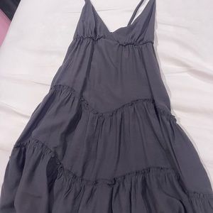 Black babydoll dress